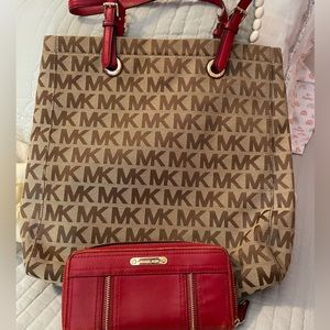 Michael Kors Tote and Wallet